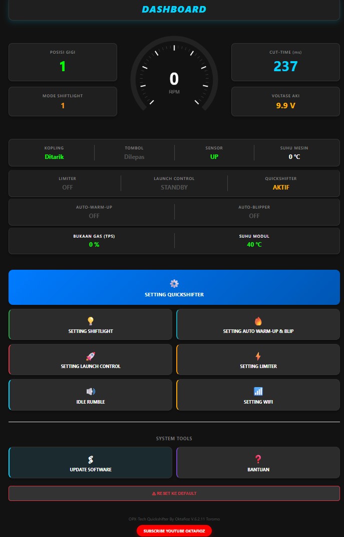 Dashboard Web UI